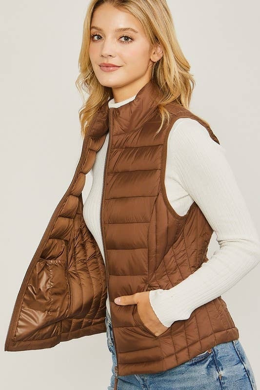 Lightweight Packable Puffer Vest main image 0